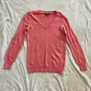 Old Navy Coral V Neck Sweater